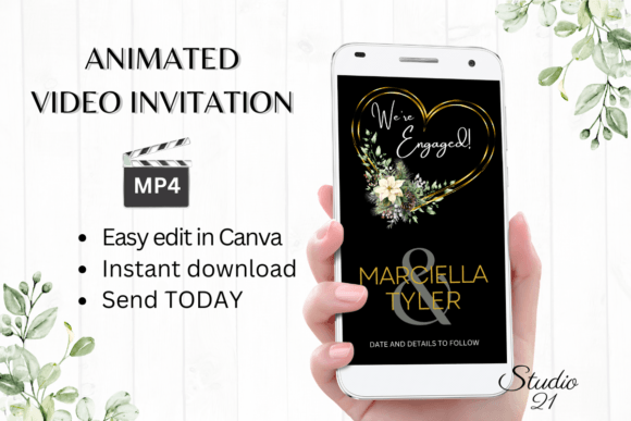 Christmas Engagement Announcement W1179B: Share Your Joy