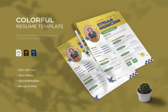Colorful Resume: Make Your Application Unforgettable