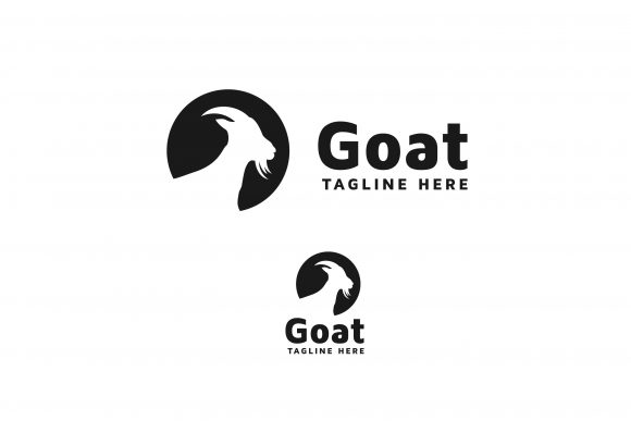 Crafting a Bold Identity with a Goat Head Silhouette Logo