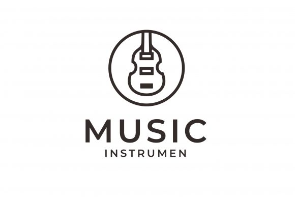 Crafting Harmony in Design: The Violin Viola Fiddle Cello Bass Logo