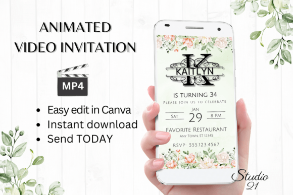 Design a Memorable K Monogram Birthday Invitation