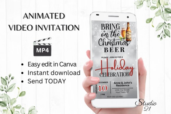 Effortless Holiday Hosting: The Magic of Animated Invites