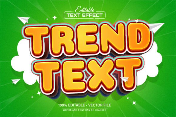 Make Your Brand Pop: The Yellow Trend Cartoon Style Text Effect