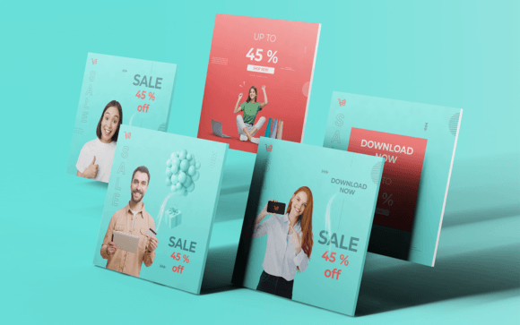 Streamline Your Brand's Visual Presence with Social Media Template-App-Tech-029-22