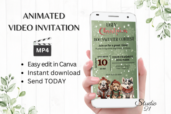 Ugly Sweater Contest Invitation: Effortless Digital Invites